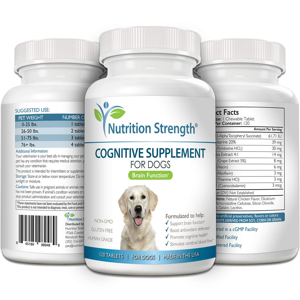 Fabriqué aux États-Unis et sans gluten, complément pour chien.