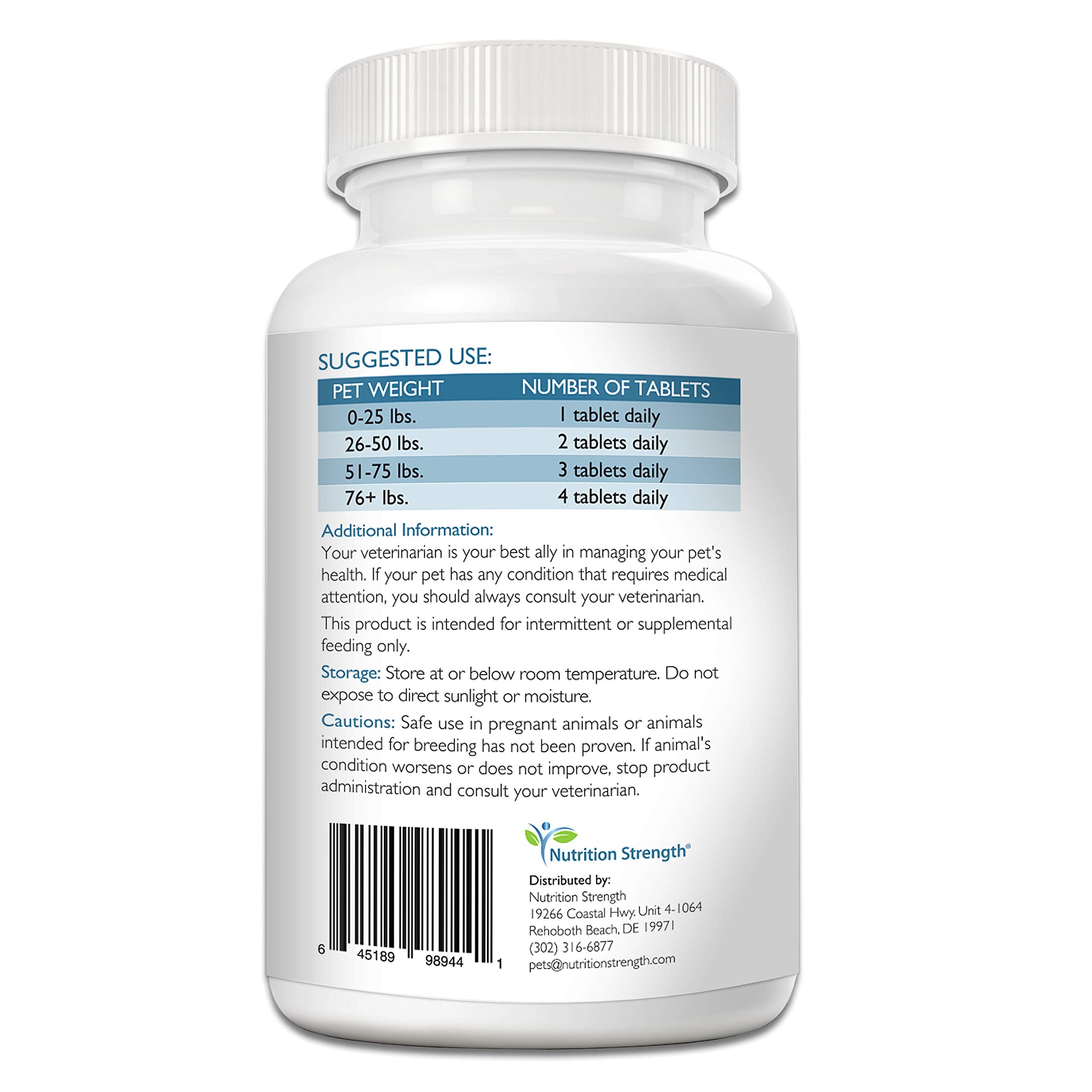 Nutrition Strength fucus vésiculeux biologique pour chien - soutien thyroïde