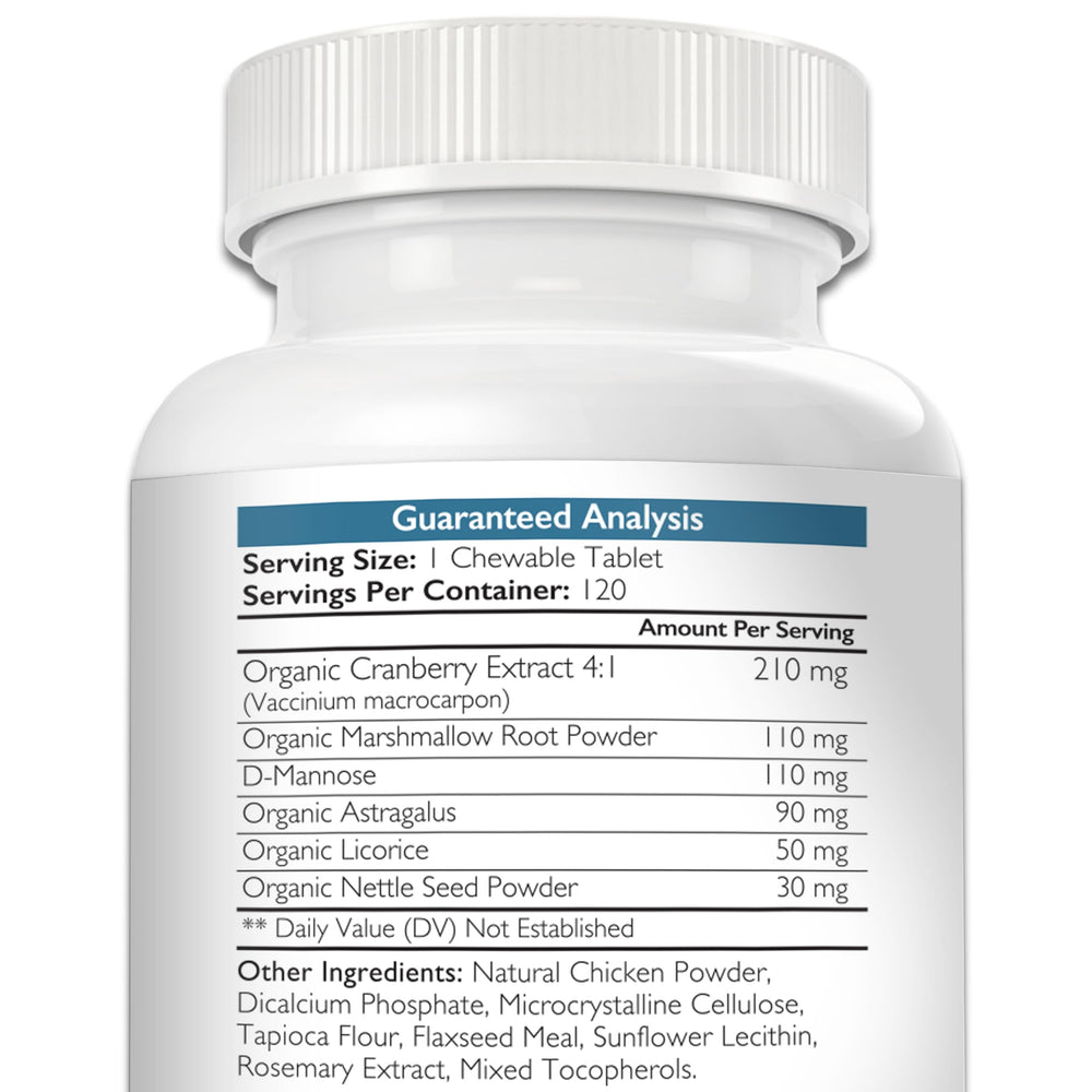Ingrédients guimauve astragale et réglisse: Nutrition Strength pour soutenir la fonction vésicale.