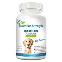 Nutrition Strength Quercétine chien bouteille : soutien potentiel du système immunitaire.