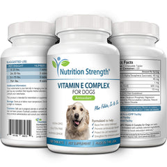 Nutrition Strength Vitamine E pour chiens – à mélanger facilement dans l'alimentation quotidienne