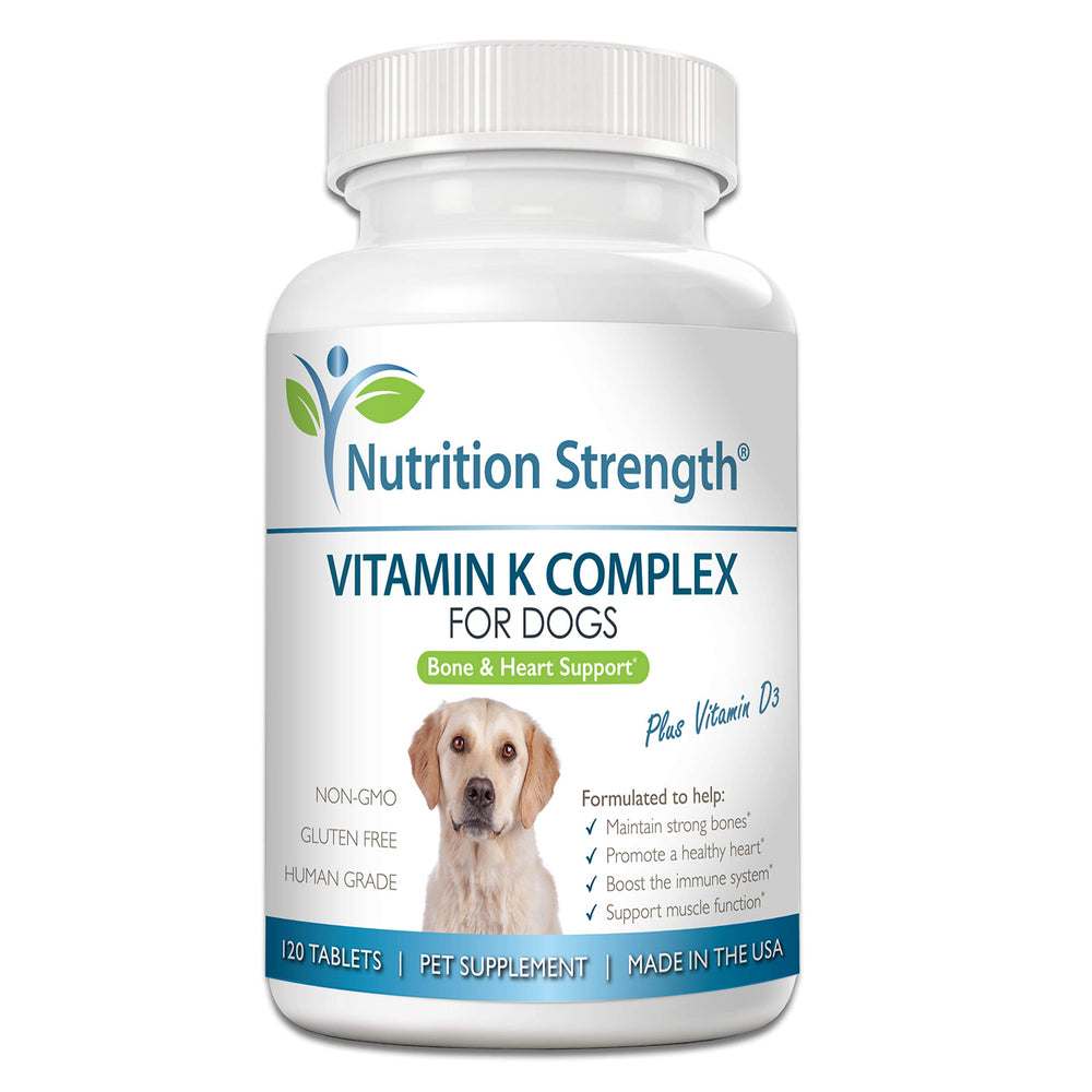 Nutrition Strength Vitamine K pour chien – composition naturelle pour le bien-être quotidien.