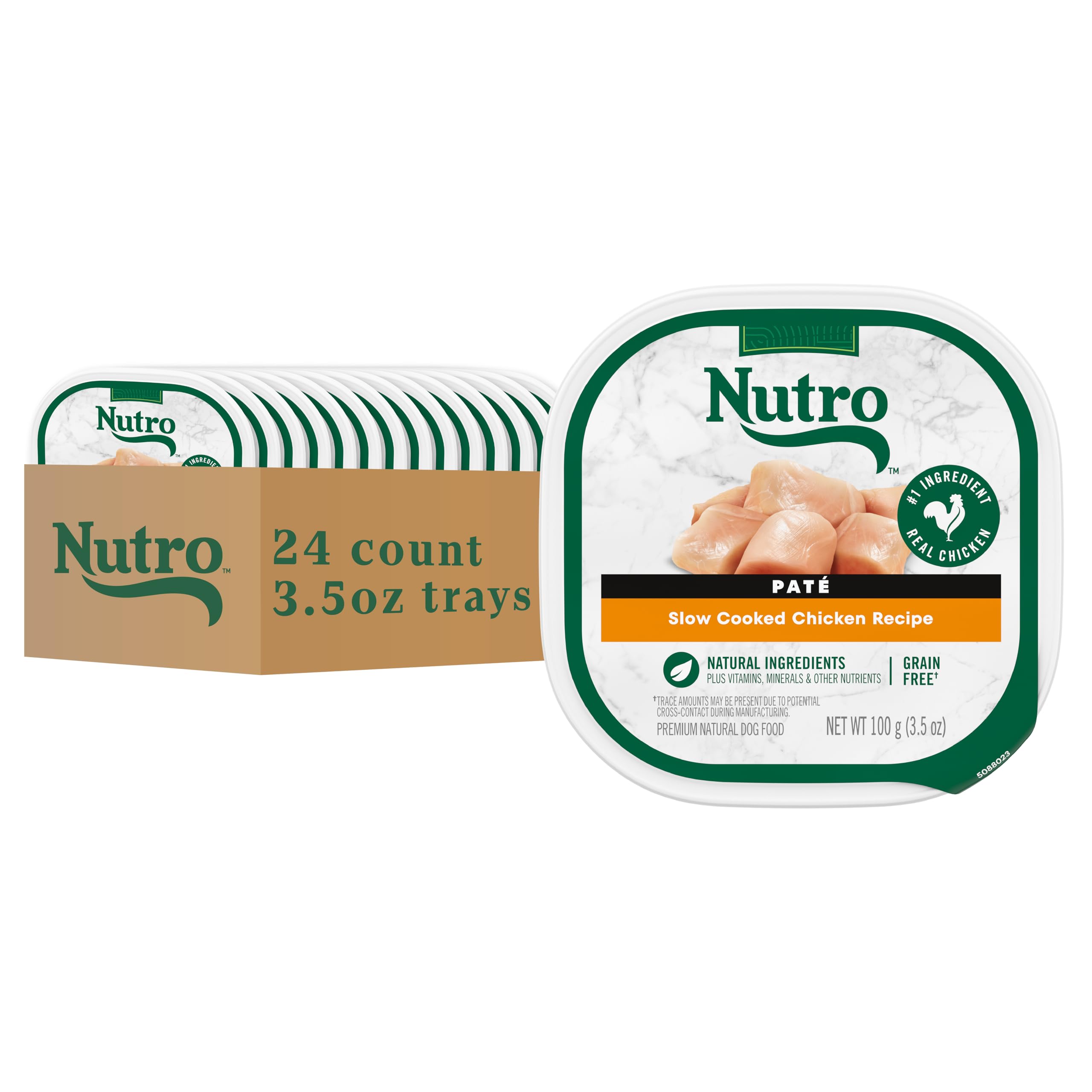 Nutro Adulte Pâté Poulet – texture onctueuse prête à servir pour le repas