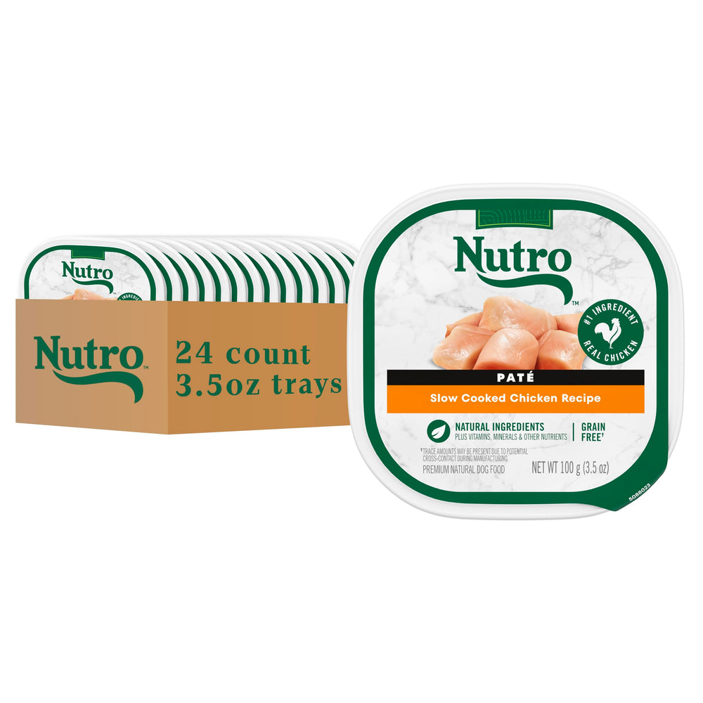 Nutro Adulte Pâté Poulet – texture onctueuse prête à servir pour le repas