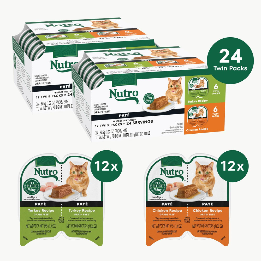Nutro pâté poulet étiquette: emballage pratique sans céréales