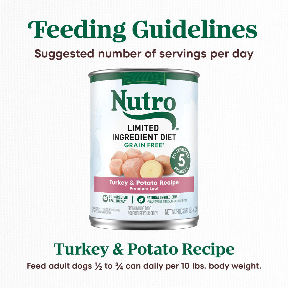 Nutro Conserve humide pour chien: dinde-pomme-de-terre, repas pratique.