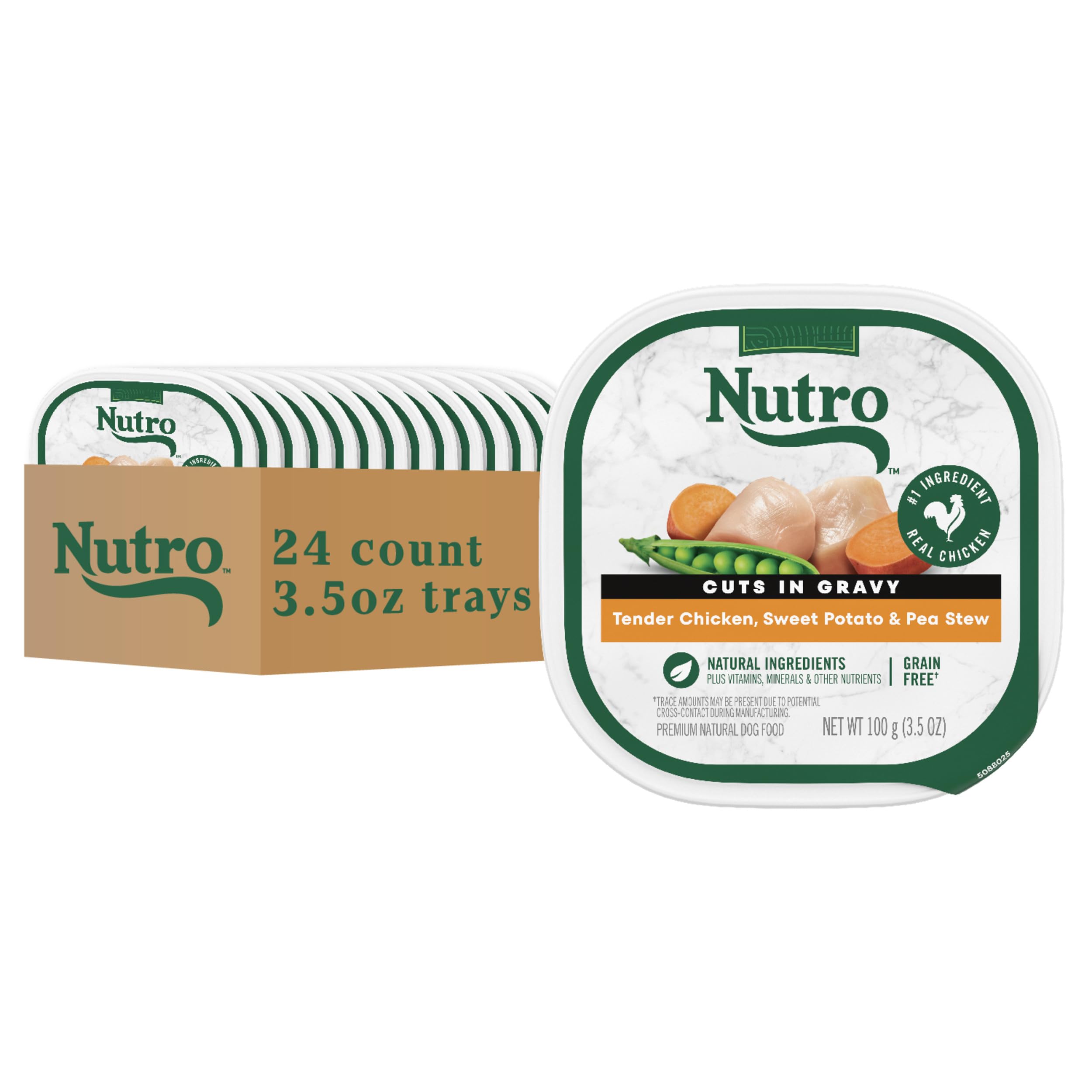 Nutro dinde roti morceaux dans sauce barquettes pour chien adulte