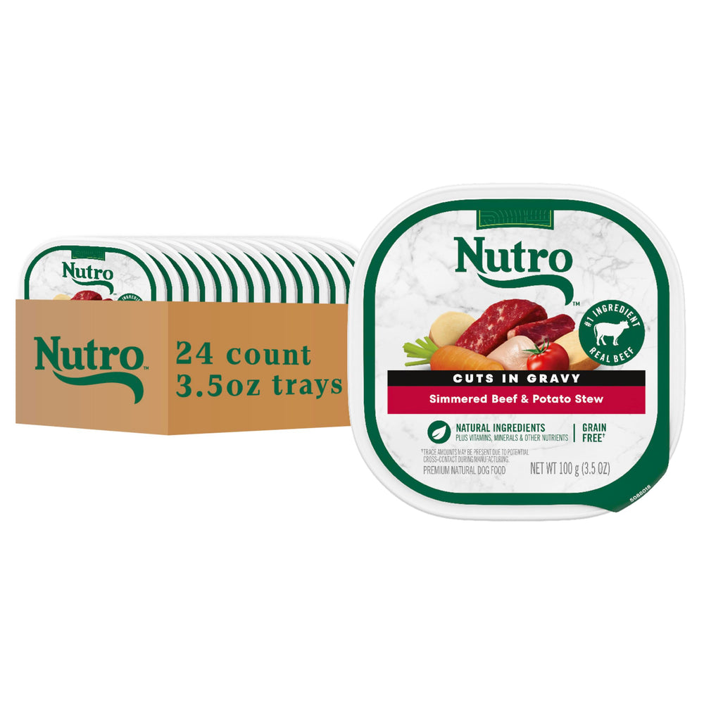 Nutro dinde rôtie avec pomme de terre et pois, prêt à servir.