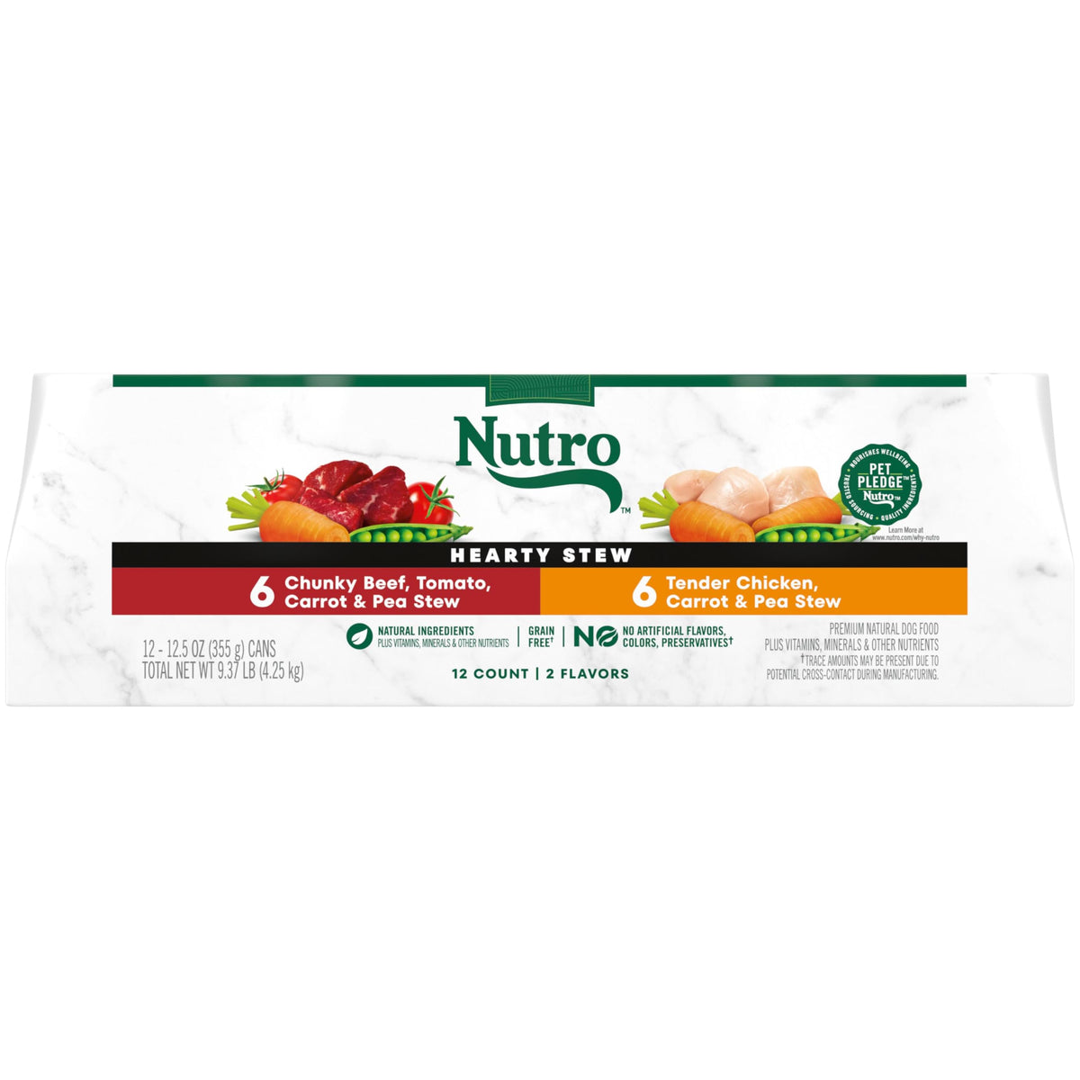 Nutro Hearty Stew boite poulet et boeuf en gravy repas humide équilibré