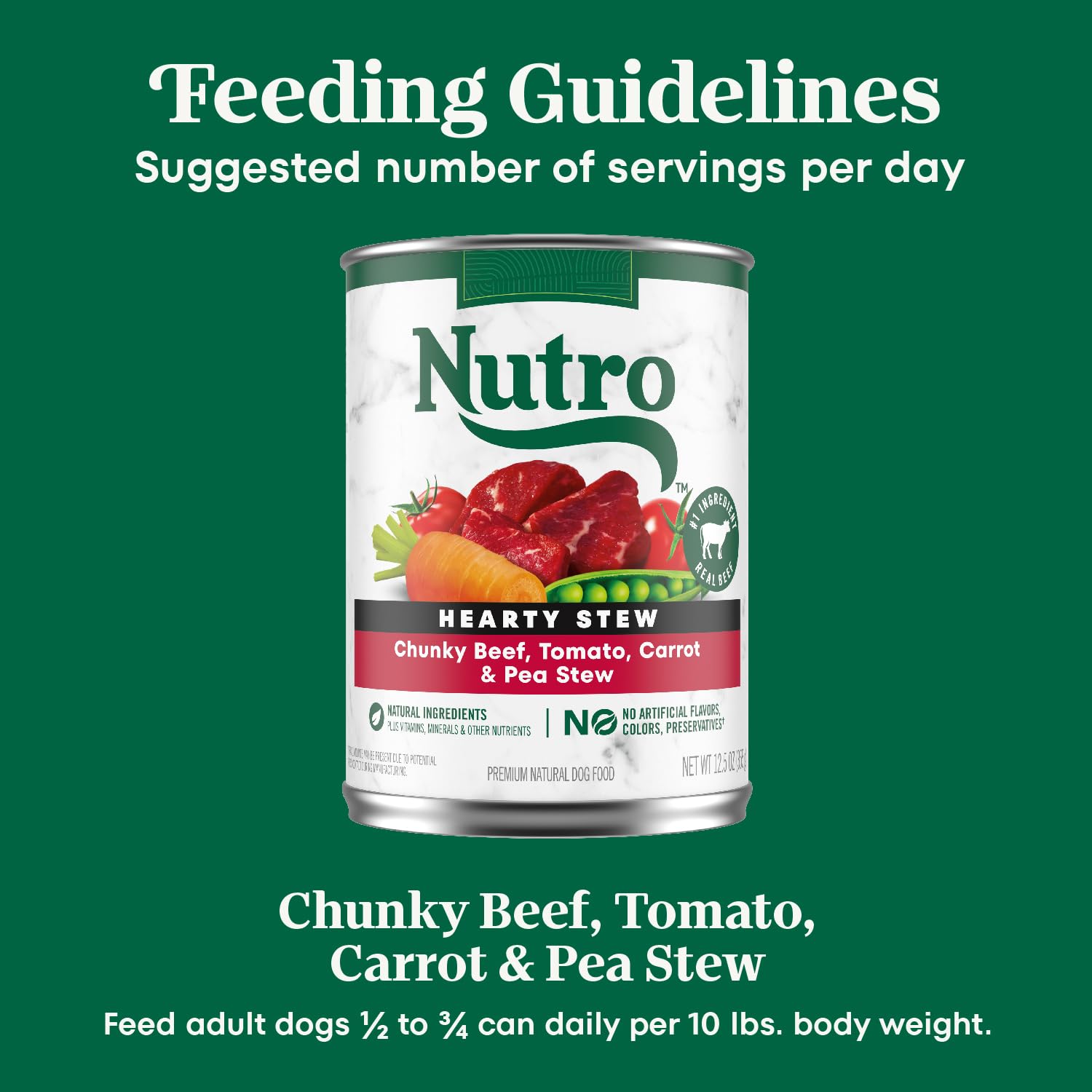 Nutro Hearty Stew: sans céréales, douceur et saveur adaptées.