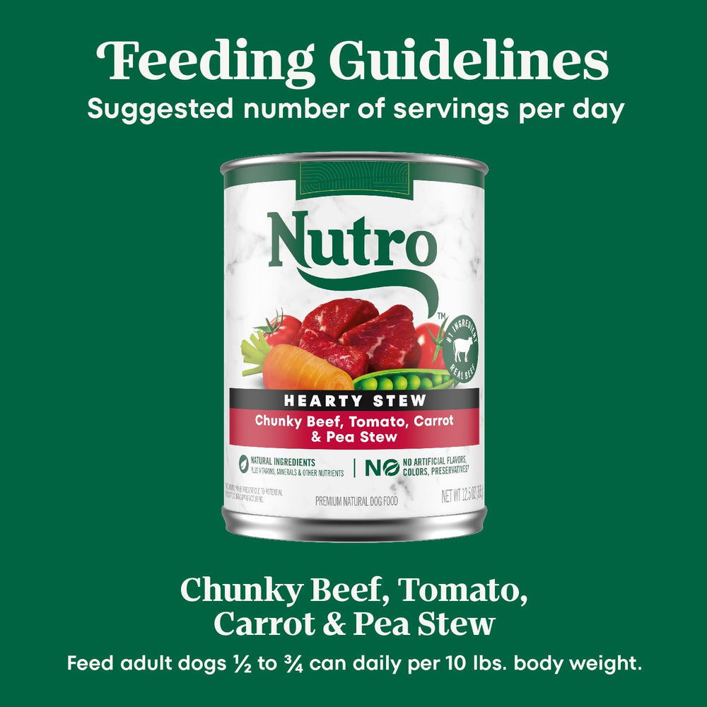 Nutro Hearty Stew: sans céréales, douceur et saveur adaptées.