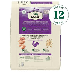 Nutro MAX Puppy croquettes, repas quotidien pour chiots en développement.