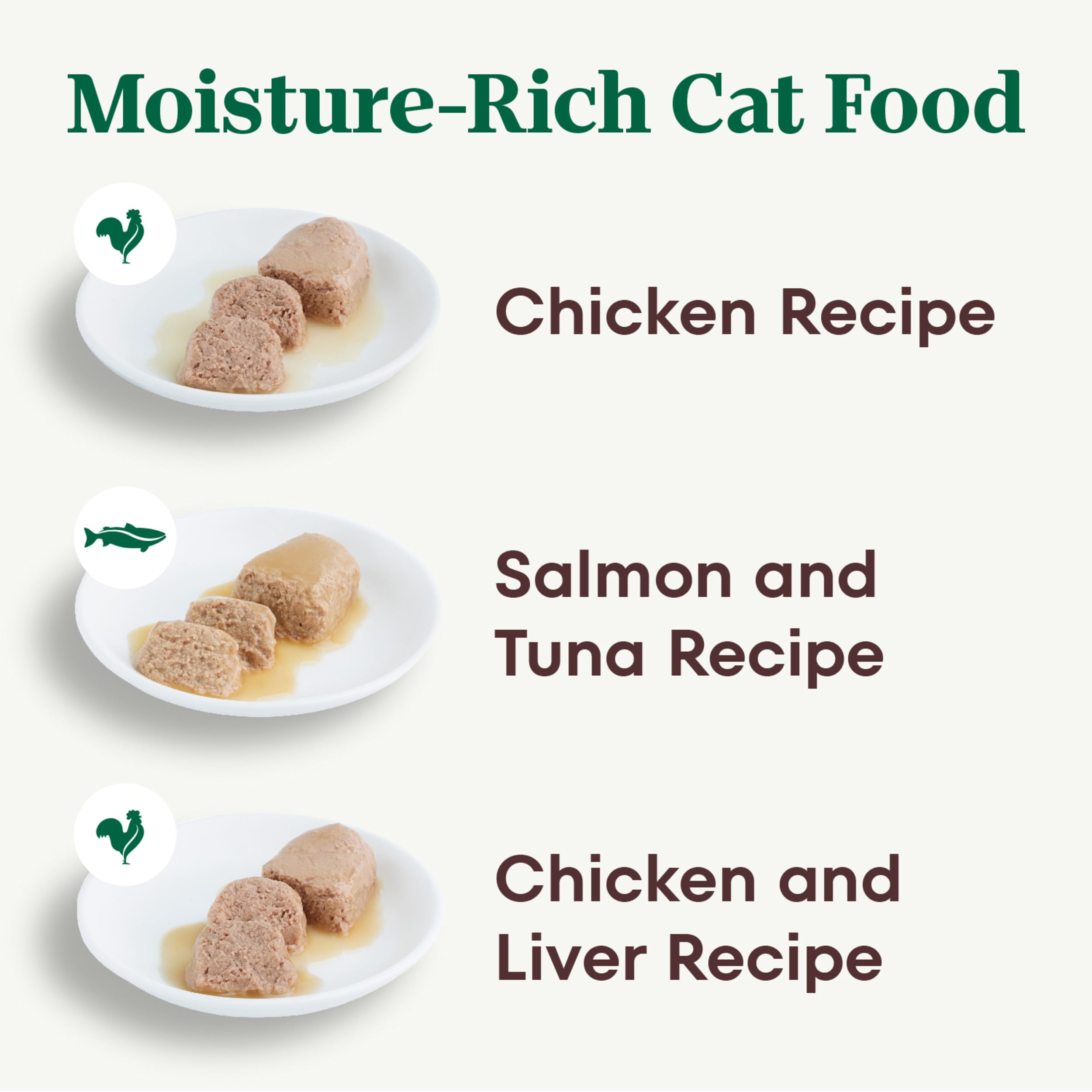 Nutro Pâté poulet, haute teneur en protéines pour chats actifs.
