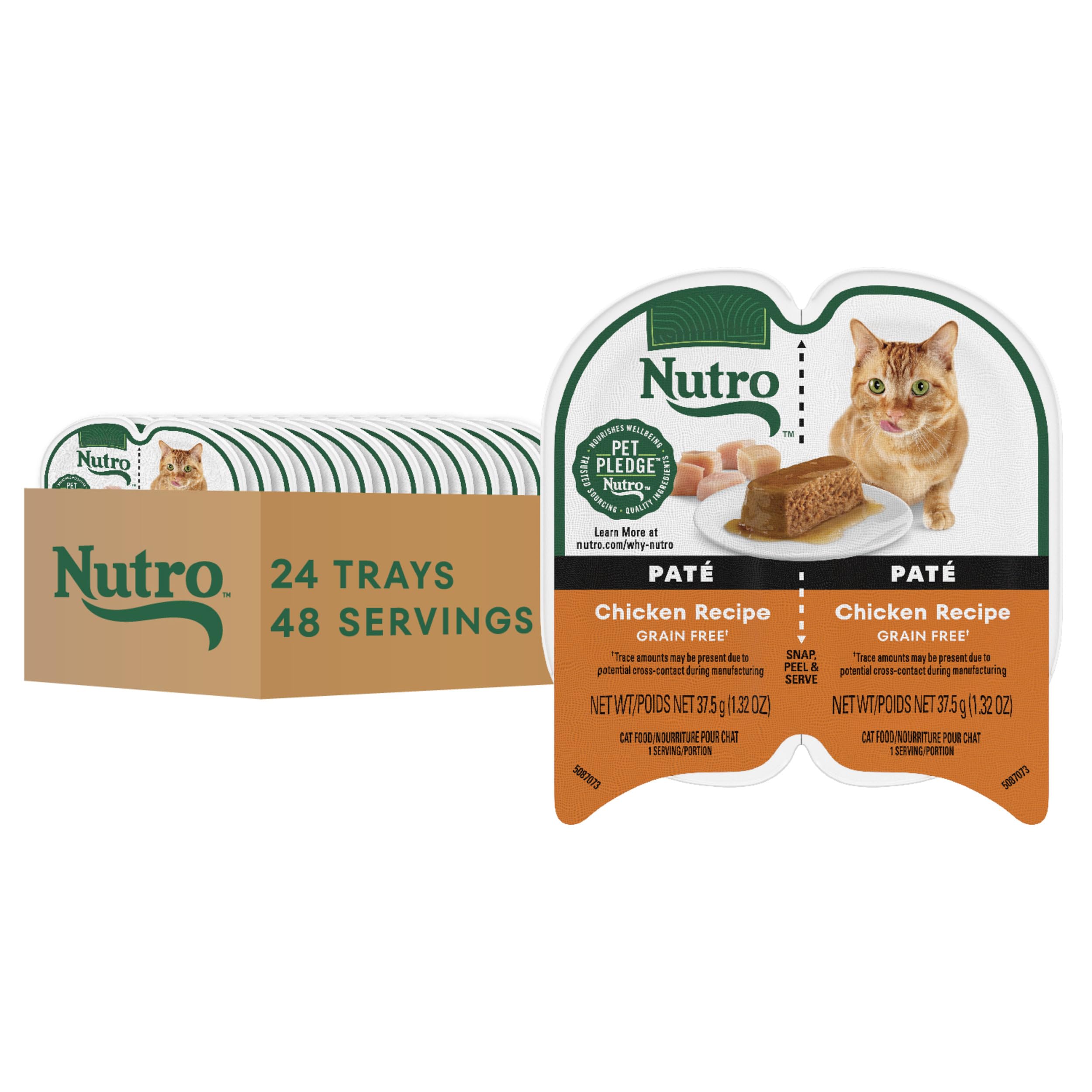 Nutro Perfect Portions Pâté Chat — emballage Twin-Pack pour portions quotidiennes.