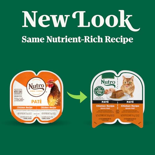 Pâté au poulet et foie Nutro — texture proche et appétissante.