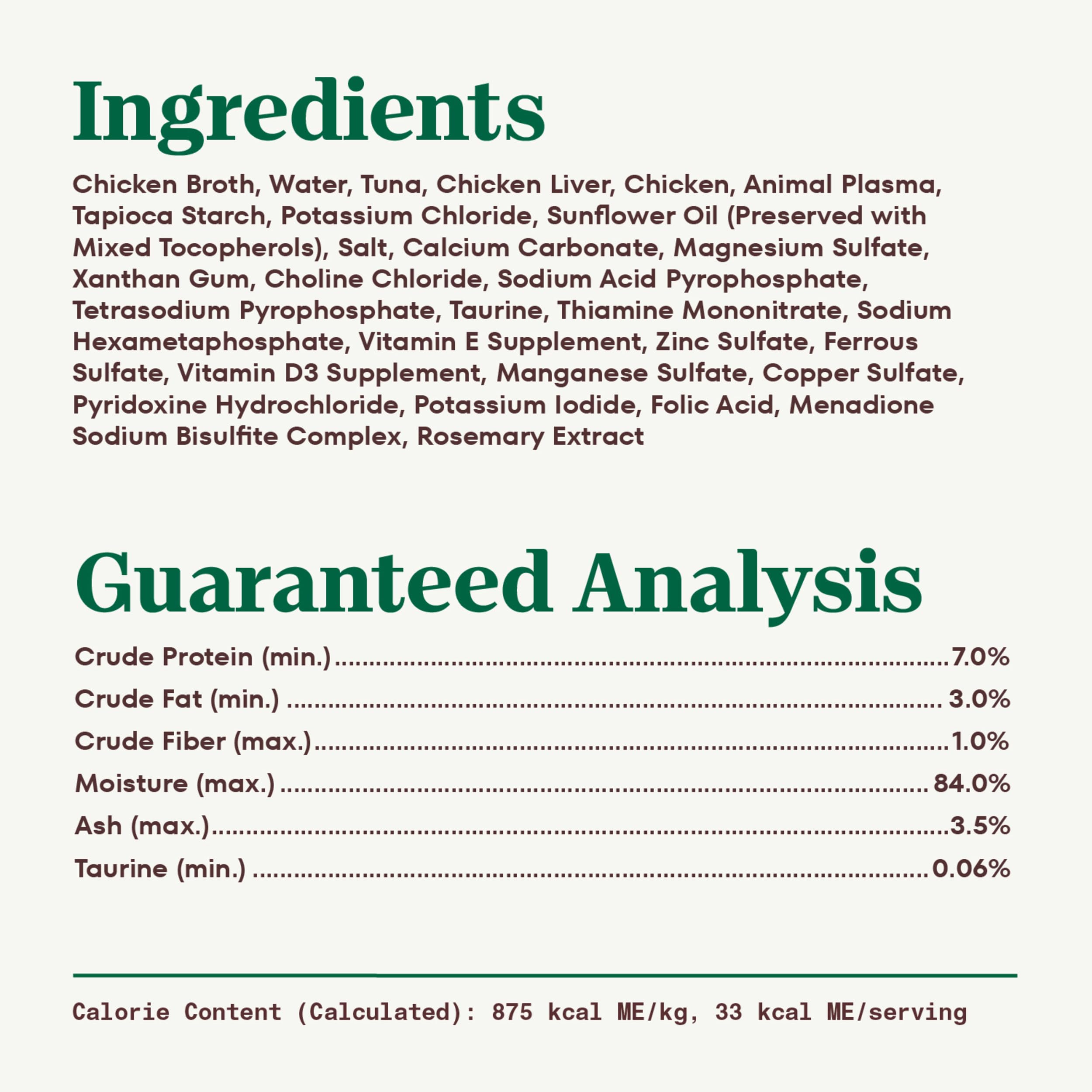 Nutro Portions Parfaites: sans conservateurs artificiels ni arômes, ingrédients naturels.