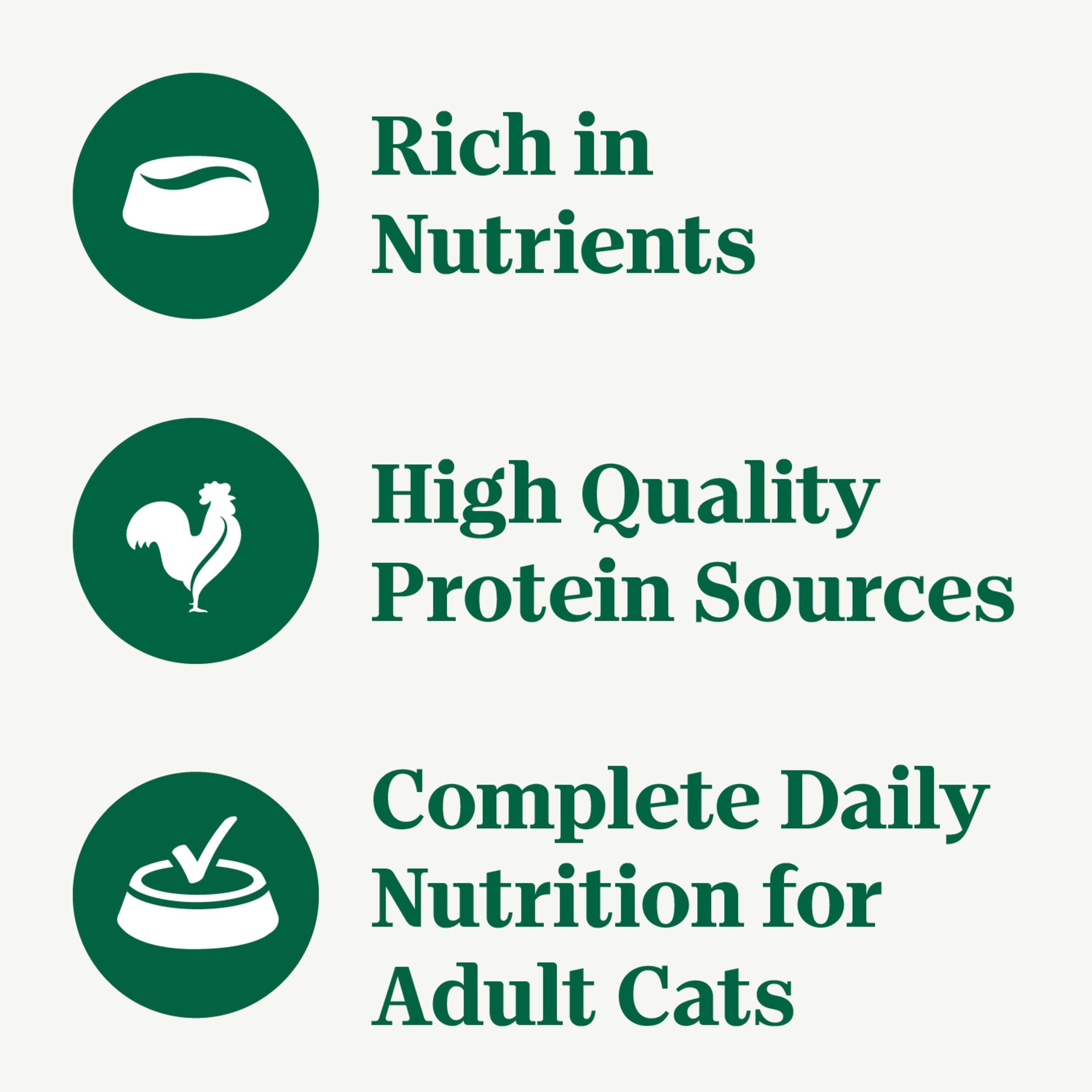 Nutro Portions Parfaites Chat sans céréales, option naturelle.