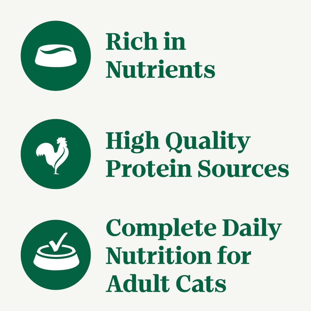 Nutro Portions Parfaites Chat sans céréales, option naturelle.