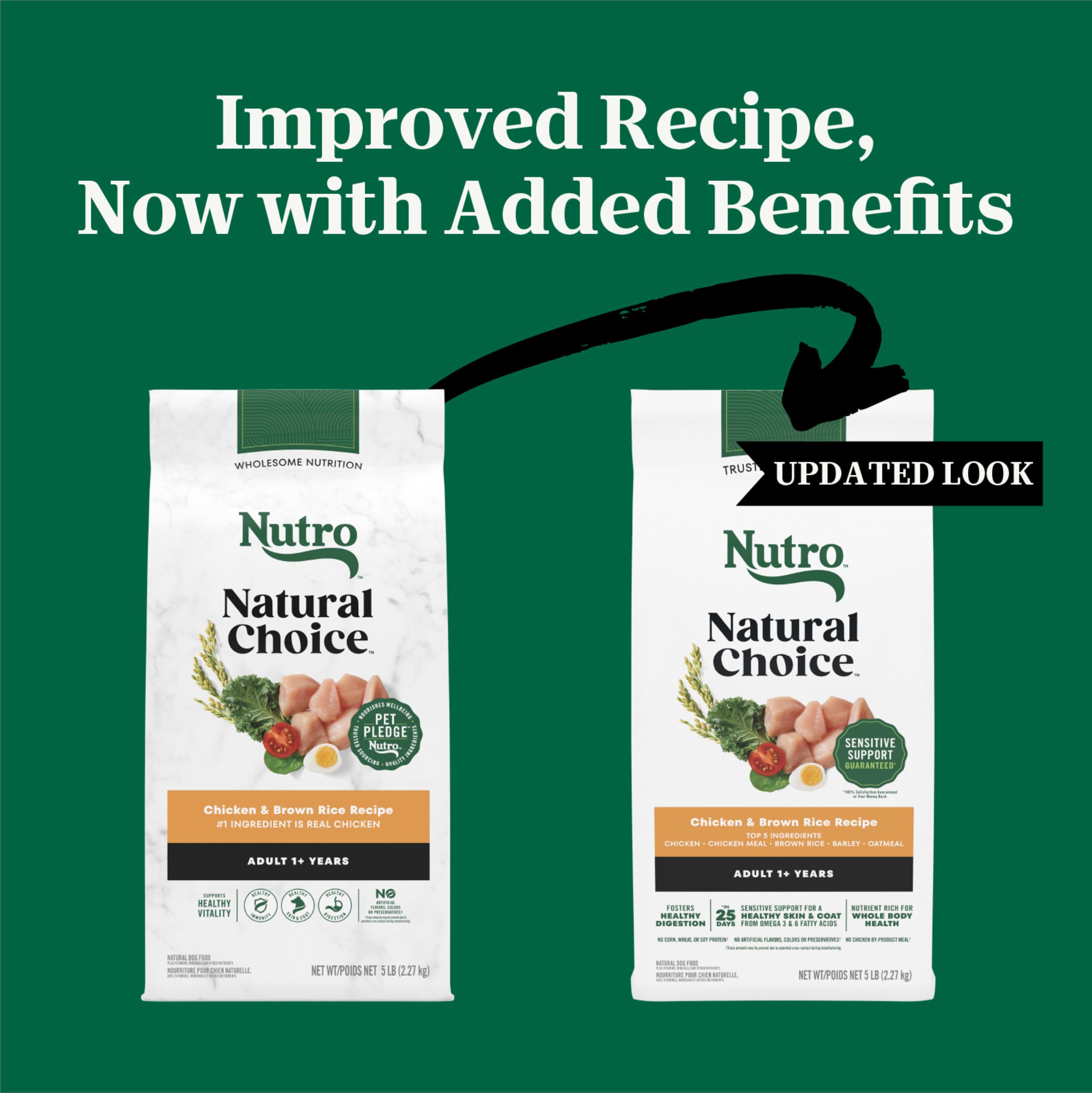 Nutro Natural Choice – premier ingrédient poulet pour nutrition savoureuse