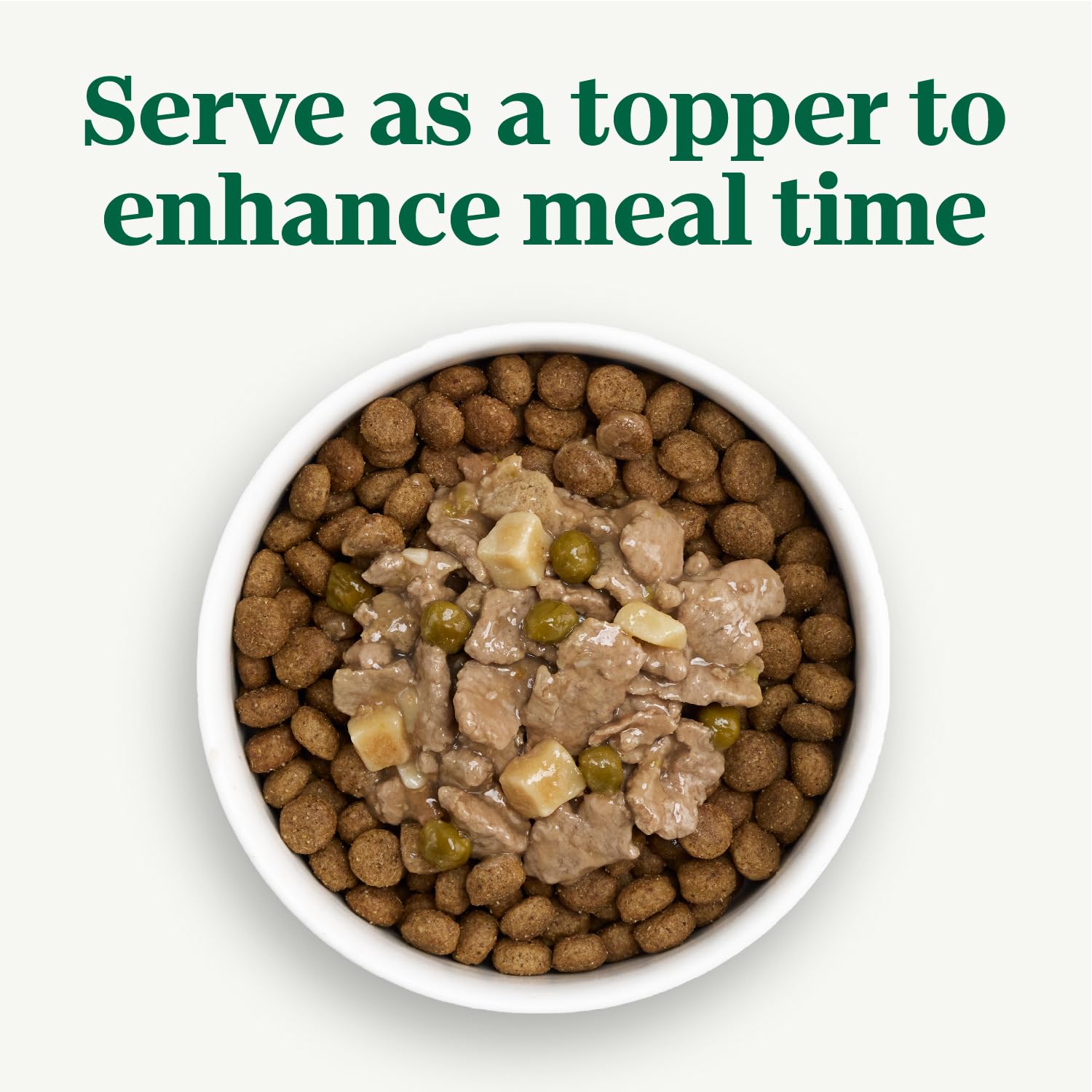 Nutro formulation sans céréales, tranches en sauce adaptées aux chiens sensibles.