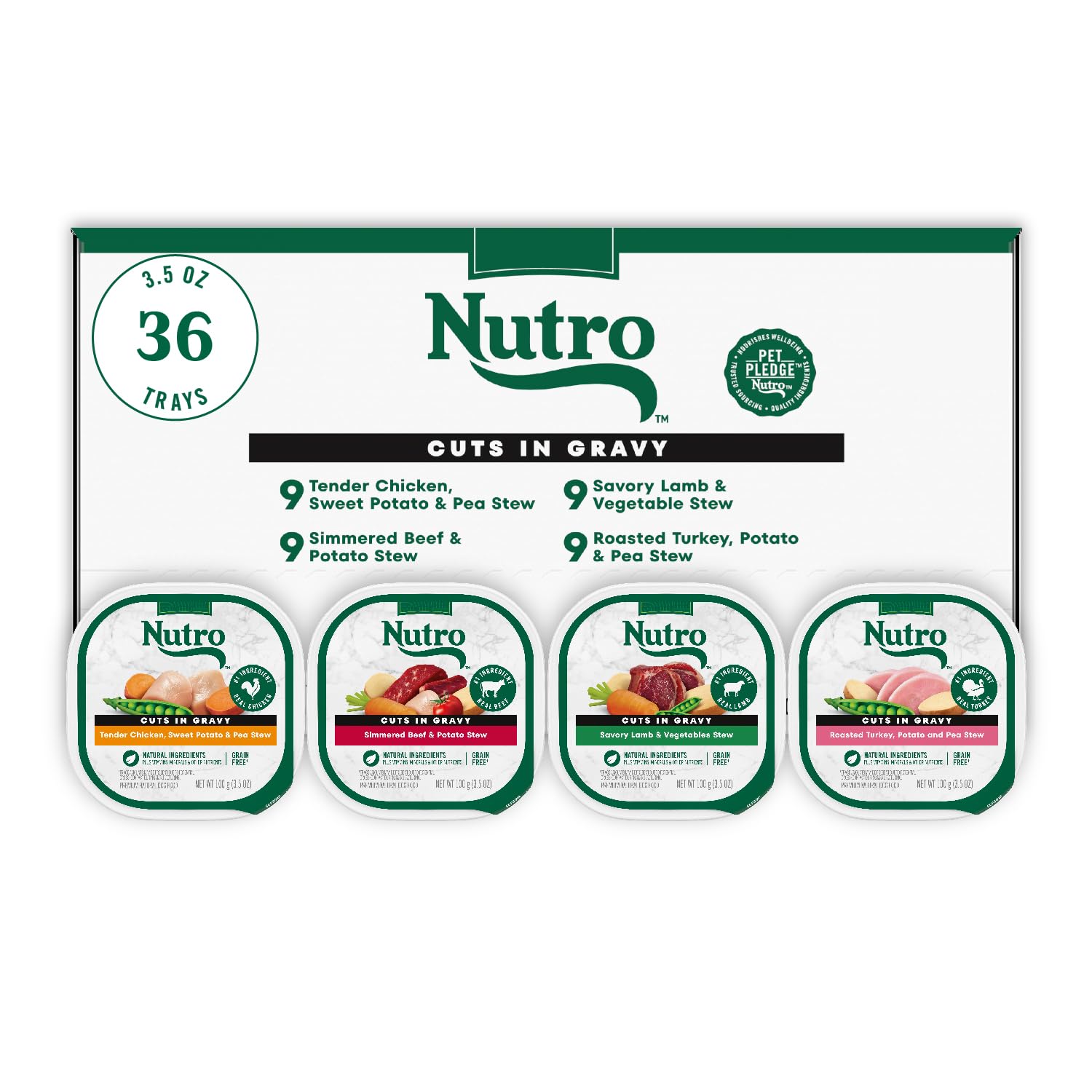 Nutro Tranches en sauce au poulet, premier ingrédient réel et goût authentique.