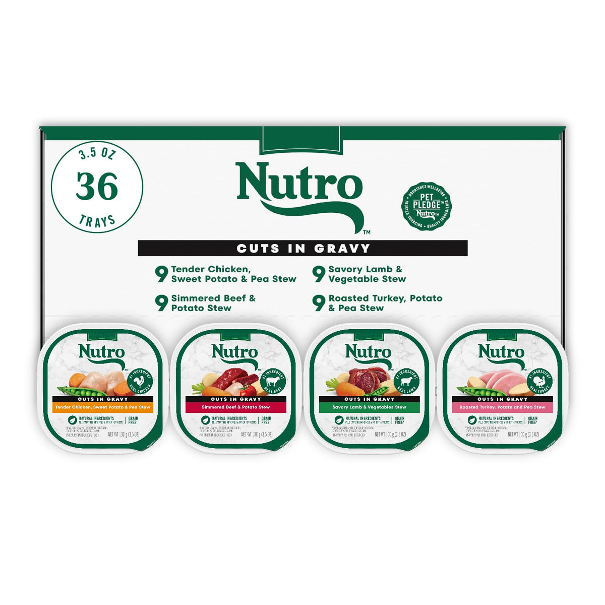 Nutro Tranches en sauce au poulet, premier ingrédient réel et goût authentique.