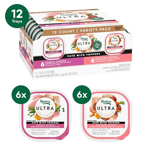 Nutro Ultra Pâté avec Toppers à la dinde, option protéinée