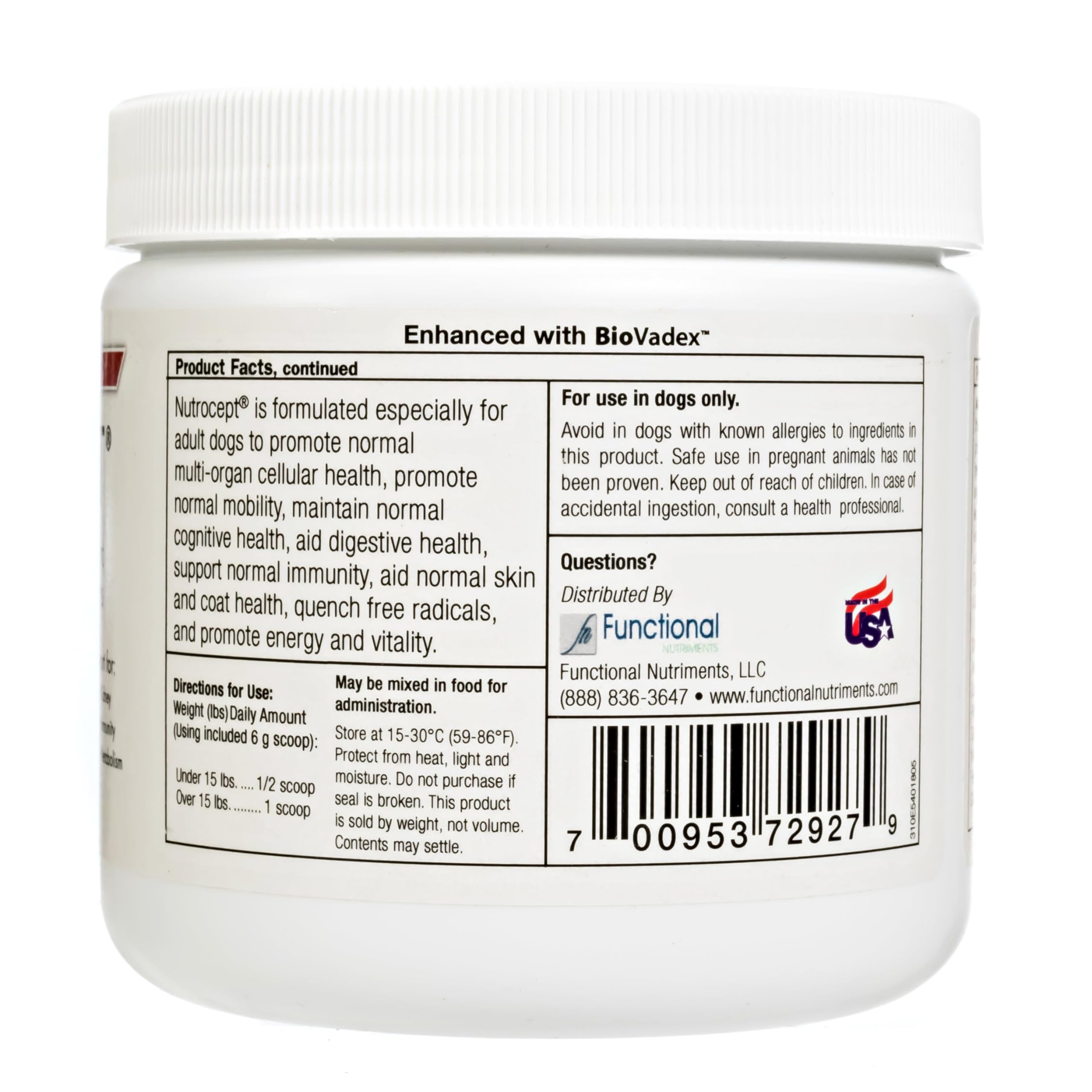 NutroCept mélange-nourriture, intégration simple pour soutenir énergie et vitalité.