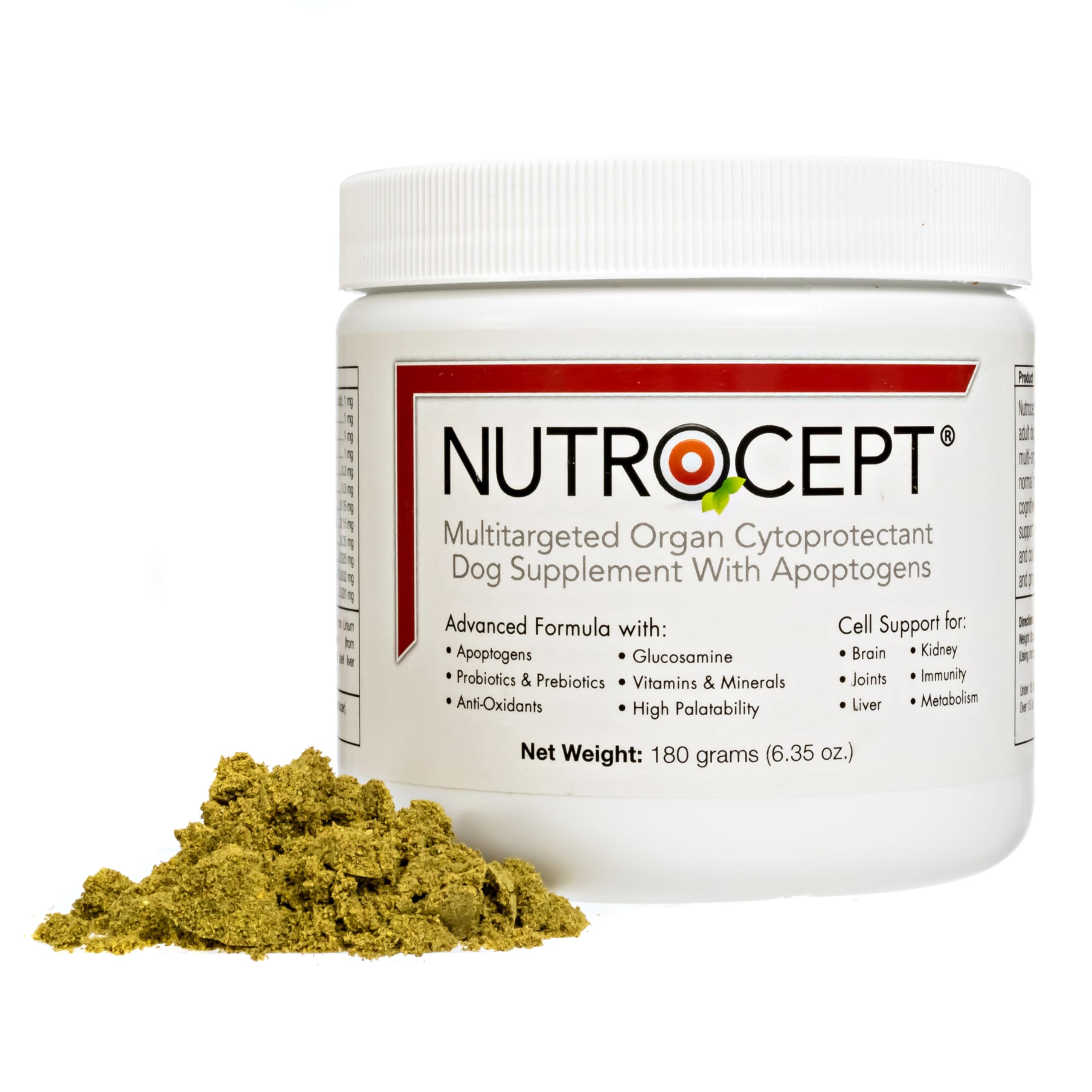 NutroCept poudre pour pelage et peau du chien, nourrissant le poil et la peau.