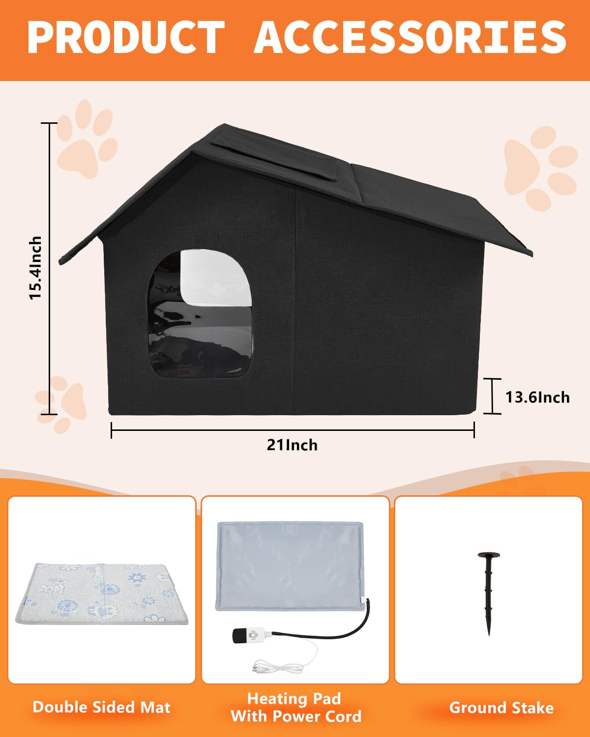 Tapis chauffant et housse douce Nvifco: confort douillet pour chats