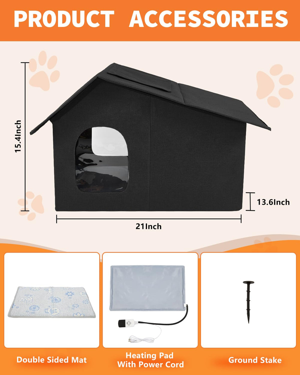 Tapis chauffant et housse douce Nvifco: confort douillet pour chats