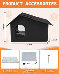 Tapis chauffant et housse douce Nvifco: confort douillet pour chats