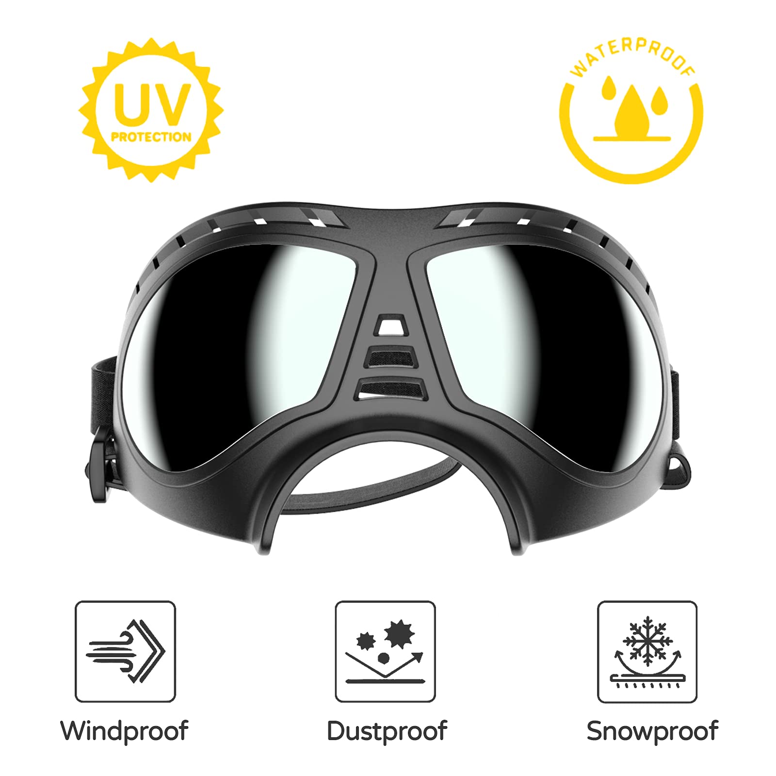 NVTED lunettes chien grand emballage cadeau élégant.