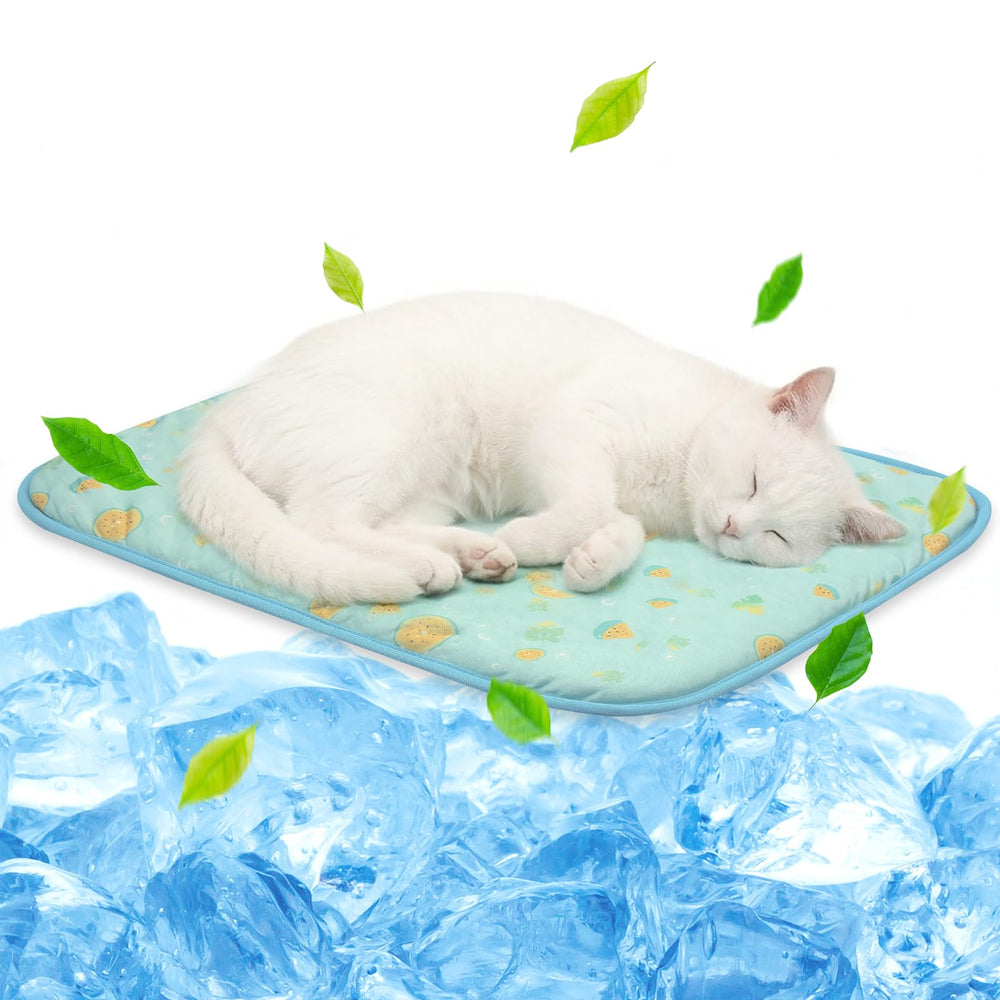 NWK Tapis refroidissant en soie-glace pour chien et chat, procure une sensation de fraîcheur.