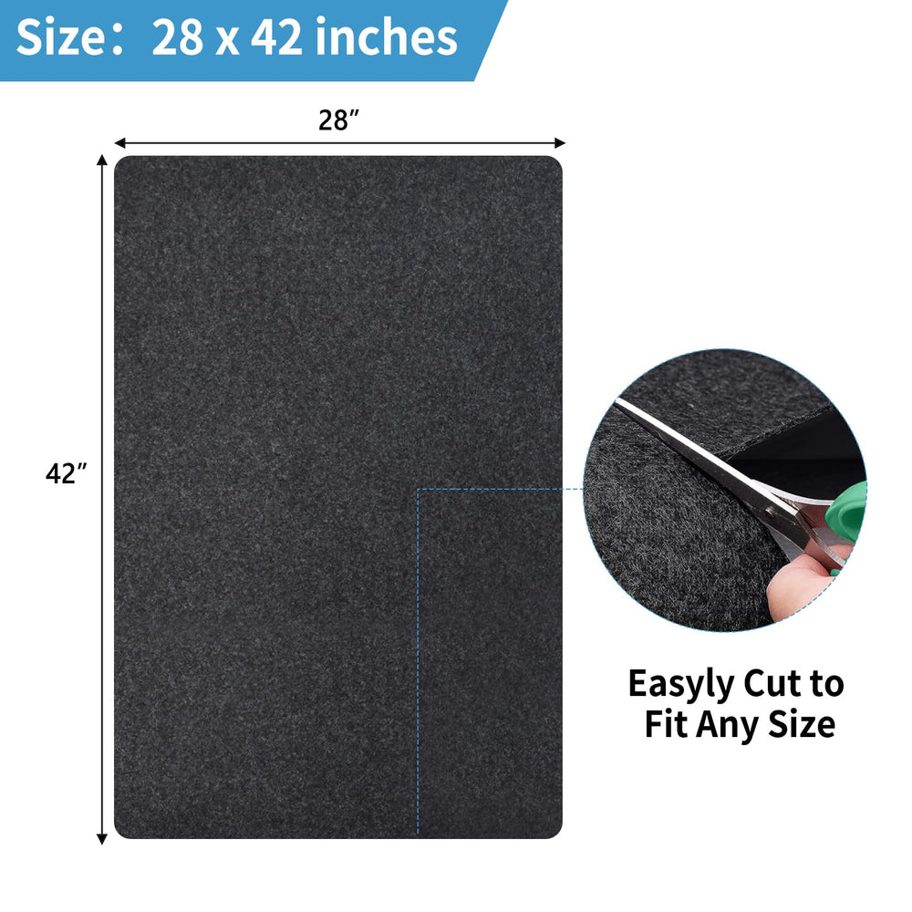 NYFITY Tapis cage imperméable protégeant le sol des déversements.