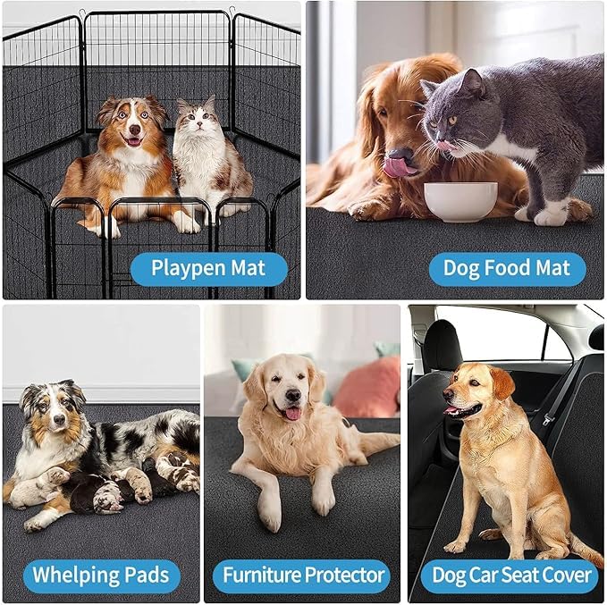 NYFITY Tapis doux sous cage, confort pour les pattes et le repos.