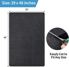 NYFITY Tapis sous caisse chien imperméable, empêche les fuites.