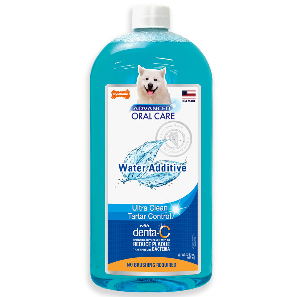 Nylabone Advanced Oral Care — bouteille d'eau additif, haleine plus fraîche pour chiens.