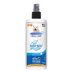 Nylabone Advanced Oral Care Spray : bouteille 4 oz pour haleine plus fraîche.