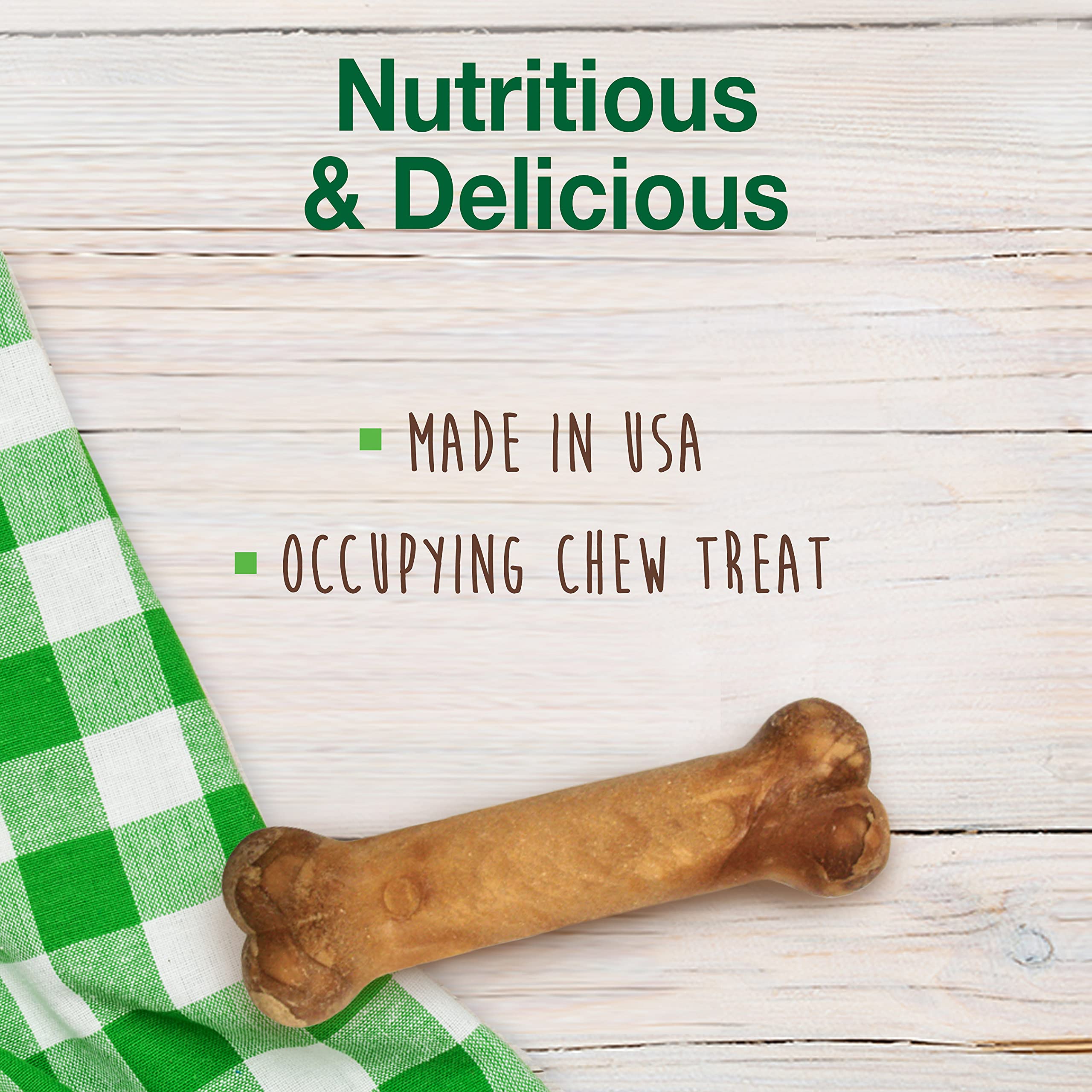 Nylabone Healthy Edibles sans sel ni additifs, friandise digestible pour chiens