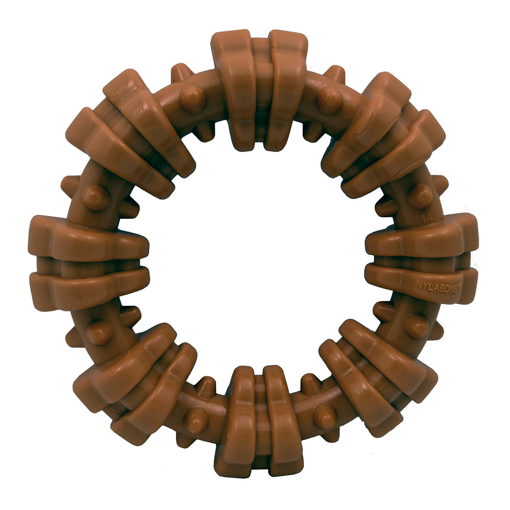 Nylabone anneau-texture pour petits chiens favorise le mordillage et le nettoyage dentaire