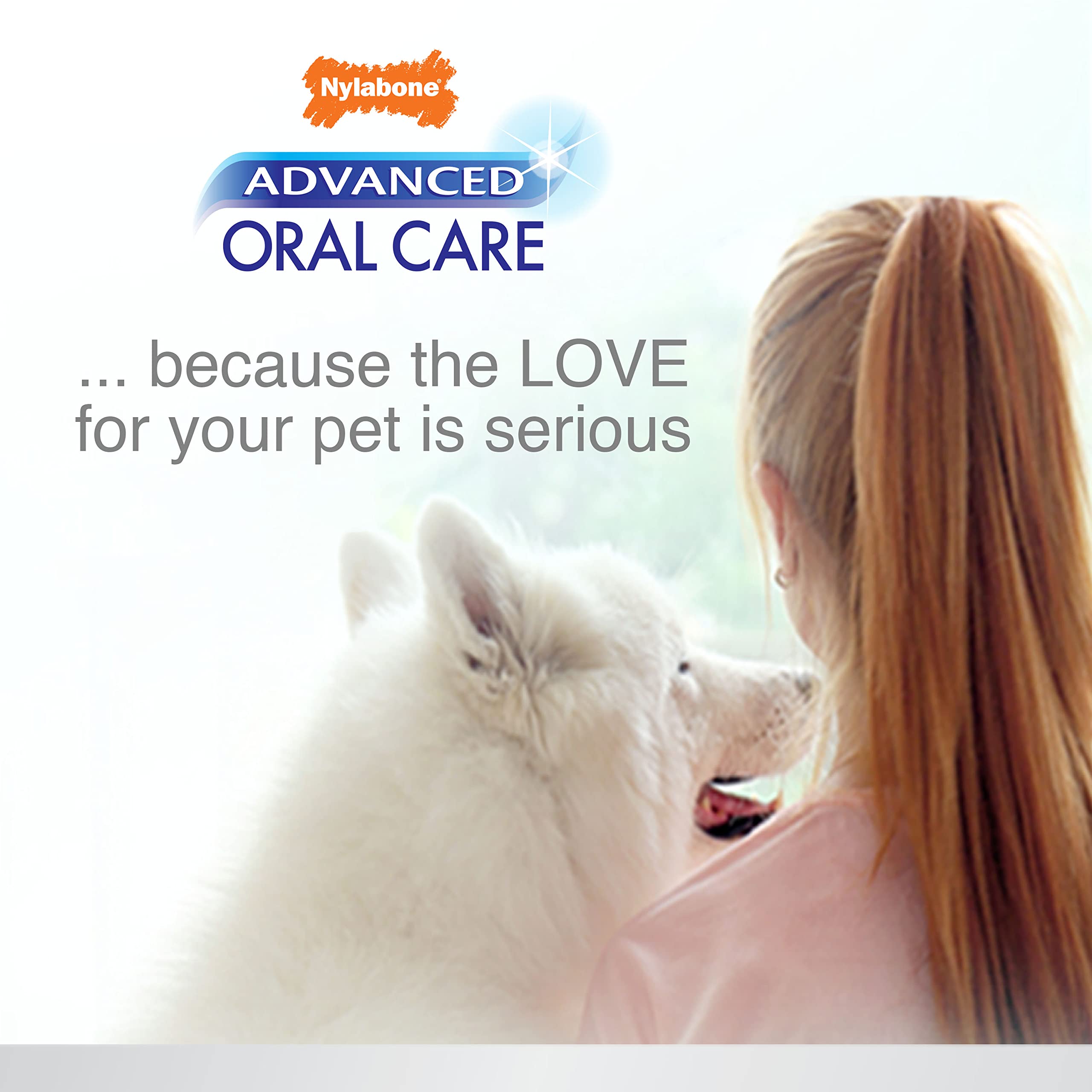 Goût naturel de cacahuète du dentifrice Nylabone pour chiens.