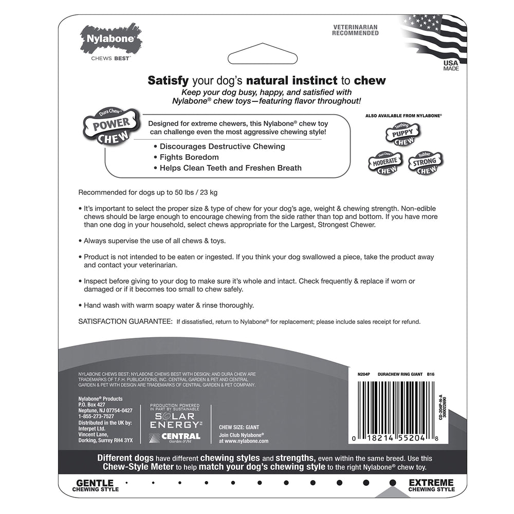 Nylabone Avantage Pour Chien Mordeur: divertissement durable et réduction des comportements destructeurs.