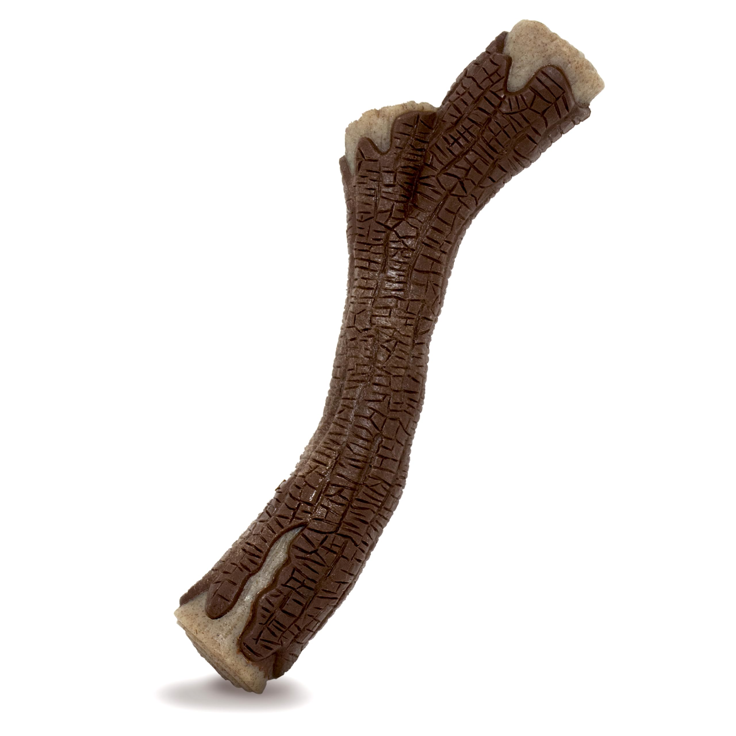 Nylabone baton bois reel: texture ecorce pour mordilage sain