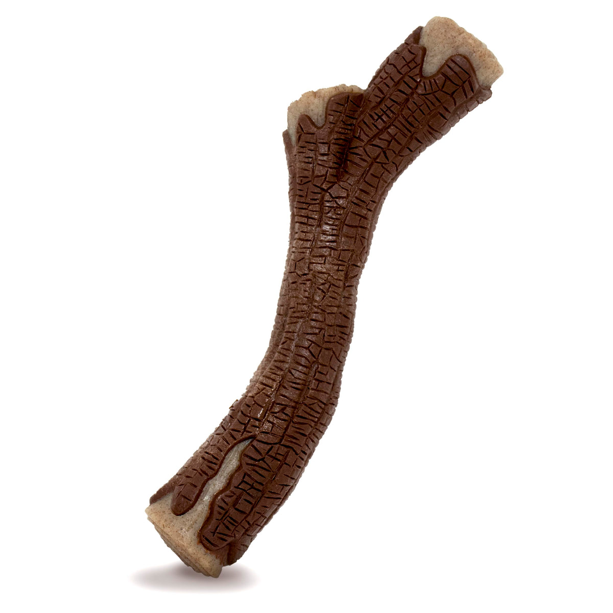 Nylabone baton bois reel: texture ecorce pour mordilage sain
