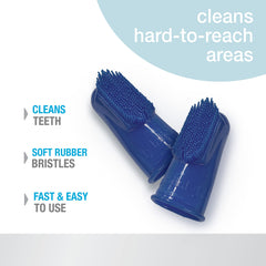 Nylabone brosse doigt dentaire avancée pour chien, routine quotidienne pratique