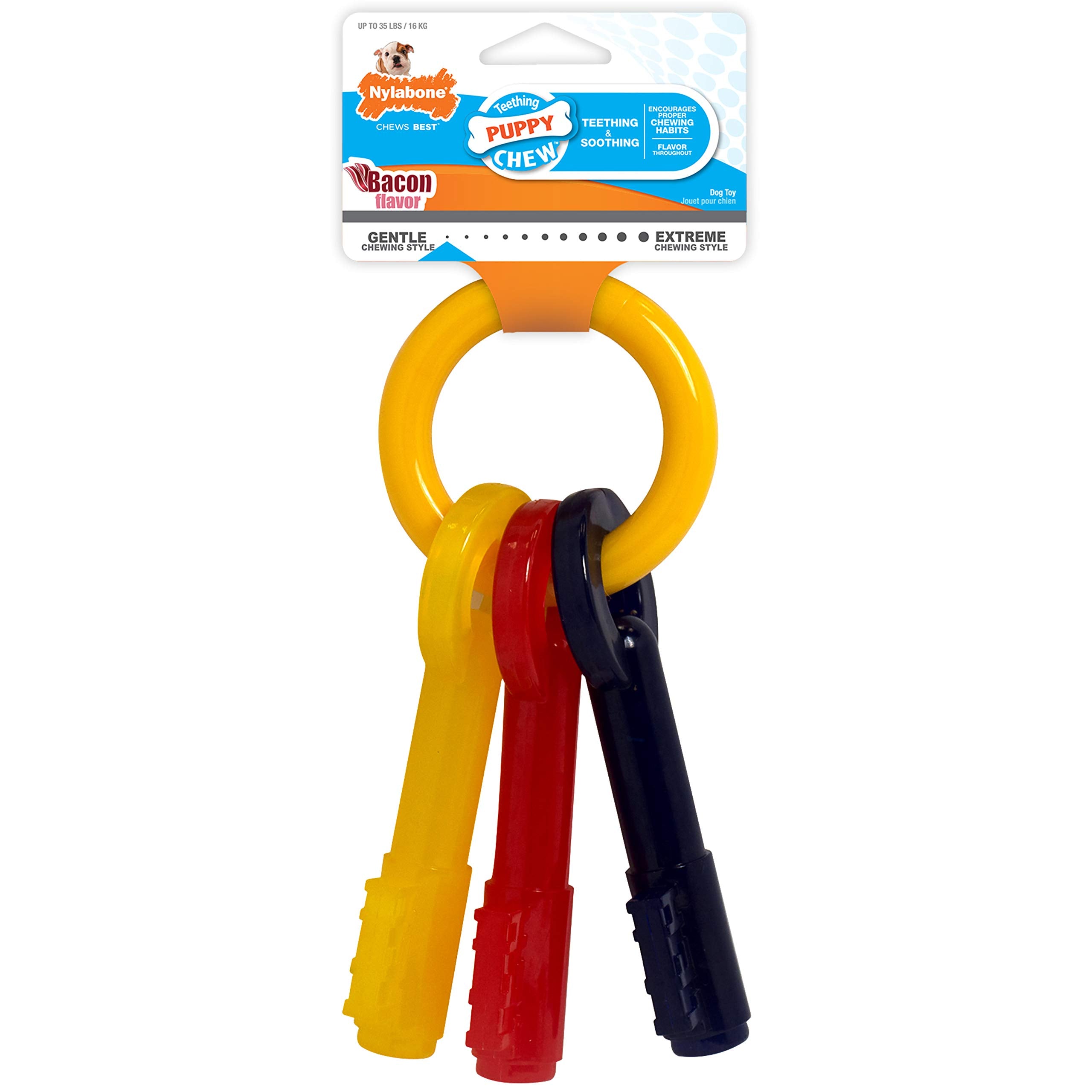 Nylabone chiot: confort-gencives – texture douce pour mastiquer sans irritations.