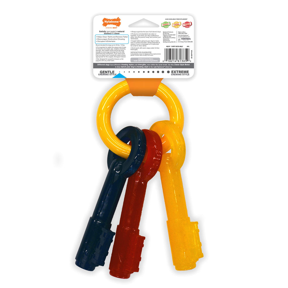 Nylabone chiot: education-morsure-positive – enseigne une morsure appropriée sans dommages.