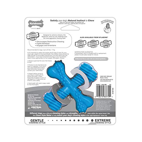 Nylabone Comfort Hold X-Bone, parfait pour l’utilisation quotidienne et l’enrichissement.
