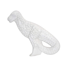 Jouet dinosaure Nylabone pour petits chiens avec goût poulet.